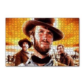 Cakapuzzle Clint Eastwood İyi Kötü Çirkin 120 Parça Ahşap Puzzle