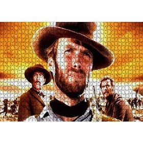 Cakapuzzle Clint Eastwood İyi Kötü Çirkin 120 Parça Ahşap Puzzle
