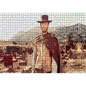 Cakapuzzle Clint Eastwood İyi Kötü Çirkin 120 Parça Ahşap Puzzle