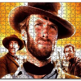 Cakapuzzle Clint Eastwood İyi Kötü Çirkin Mdf 120 Parça Puzzle