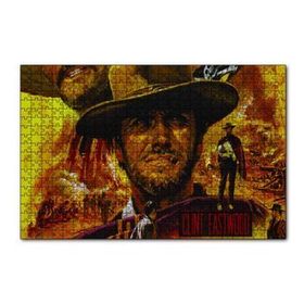 Cakapuzzle Clint Eastwood Kompozisyon 120 Parça Ahşap Puzzle
