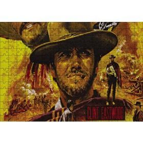 Cakapuzzle Clint Eastwood Kompozisyon Mdf 255 Parça Puzzle