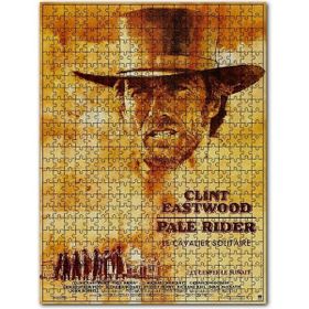 Cakapuzzle Clint Eastwood Soluk Yüzlü Adam Filmi Afiş Ahşap 255 Parça Puzzle