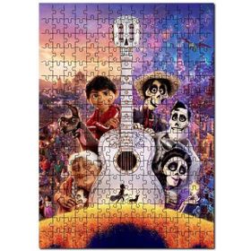 Cakapuzzle Coco Dev Gitar ve Tüm Karakterler Mdf 1000 Parça Puzzle