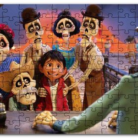 Cakapuzzle Coco Karakterler Bir Arada Mdf 1000 Parça Puzzle