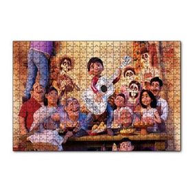 Cakapuzzle Coco Pixar Masada Gitar Çalıyor 120 Parça Ahşap Puzzle