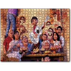 Cakapuzzle Coco Pixar Masada Gitar Çalıyor Mdf 500 Parça Puzzle