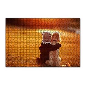 Cakapuzzle Çocuk ve Köpek Best Friends 120 Parça Ahşap Puzzle