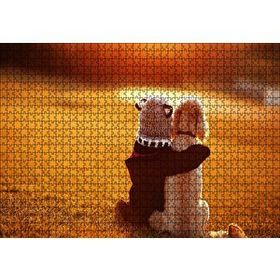 Cakapuzzle Çocuk ve Köpek Best Friends 120 Parça Ahşap Puzzle
