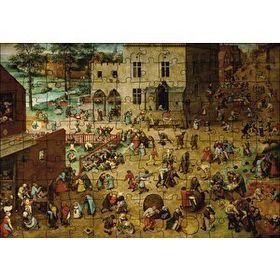 Cakapuzzle Çoçuklarin Oyunları Pieter Brueghel 120 Parça Ahşap Puzzle