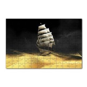 Cakapuzzle Çöl Kum Filmler Sanat Eseri Yelkenli Gemi 120 Parça Ahşap Puzzle