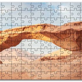 Cakapuzzle Çölde Kayaların Oluşturduğu Doğal Geçit Mdf 1000 Parça Puzzle