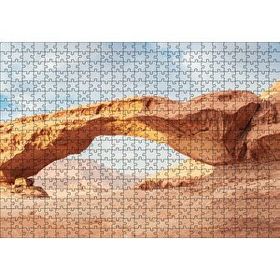 Cakapuzzle Çölde Kayaların Oluşturduğu Doğal Geçit Mdf 500 Parça Puzzle