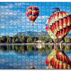 Cakapuzzle Coloradoda Sıcak Hava Balonları Görseli Mdf 500 Parça Puzzle