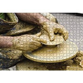 Cakapuzzle Çömlek Ustası Ahşap 500 Parça Puzzle