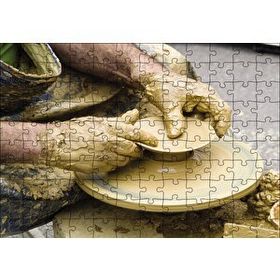 Cakapuzzle Çömlek Ustası Mdf 120 Parça Puzzle