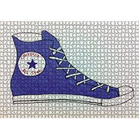 Cakapuzzle Converse Çizim 120 Parça Ahşap Puzzle