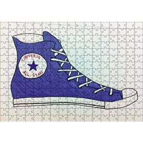 Cakapuzzle Converse Çizim 120 Parça Ahşap Puzzle