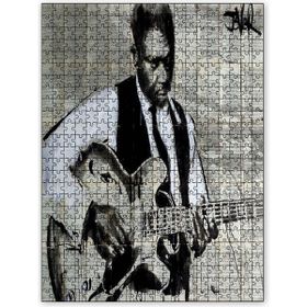 Cakapuzzle Country Gitarist Ahşap 500 Parça Puzzle