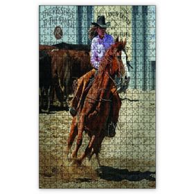 Cakapuzzle Cowgirl Ahşap 500 Parça Puzzle
