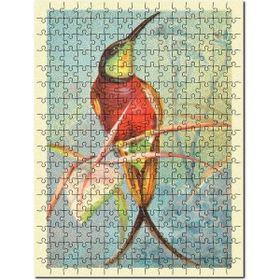 Cakapuzzle Crimson Topaz Kuş Görseli Mdf 500 Parça Puzzle