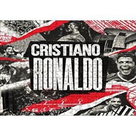 Cakapuzzle Cristiano Ronaldo Büyük Yazı ve Kompozisyon Mdf 255 Parça Puzzle