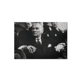 Cakapuzzle Cumhuriyet Bayaramı Töreninde Atatürk Görseli Mdf 1000 Parça Puzzle