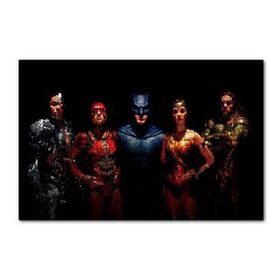 Cakapuzzle Cyborg Flash Batman Woman Aquaman Mdf 120 Parça Puzzle