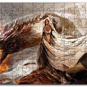 Cakapuzzle Daenerys Targaryen Dragon Game Of Thrones Mdf 255 Parça Puzzle