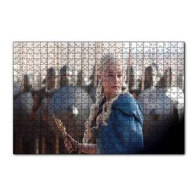 Cakapuzzle Daenerys Targaryen ve Askerler 120 Parça Ahşap Puzzle