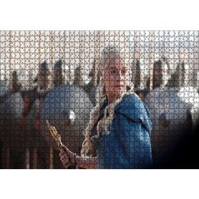 Cakapuzzle Daenerys Targaryen ve Askerler 120 Parça Ahşap Puzzle