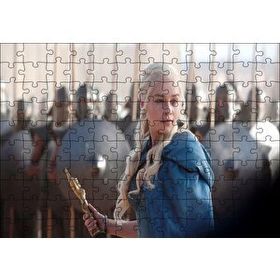 Cakapuzzle Daenerys Targaryen ve Askerler Mdf 120 Parça Puzzle