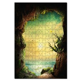 Cakapuzzle Dağ Mağarasından Deniz Manzarası Mdf 1000 Parça Puzzle