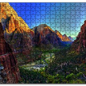 Cakapuzzle Dağlar Arasındaki Vadi Dere Ahşap 255 Parça Puzzle