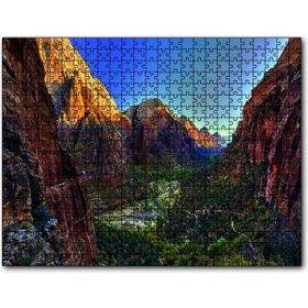 Cakapuzzle Dağlar Arasındaki Vadi Dere Ahşap 255 Parça Puzzle