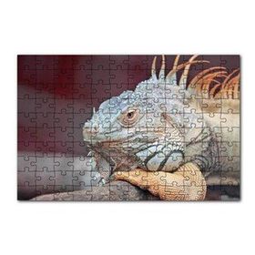 Cakapuzzle Dal Üzerinde Dinlenen Dev Kertenkele 120 Parça Ahşap Puzzle