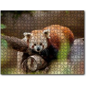 Cakapuzzle Dalda Dinlenen Kızıl Panda Mdf 1000 Parça Puzzle
