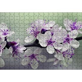 Cakapuzzle Dalda Kiraz Çiçekleri 120 Parça Ahşap Puzzle