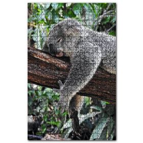 Cakapuzzle Dalda Uyuklayan Koala Ahşap 1000 Parça Puzzle