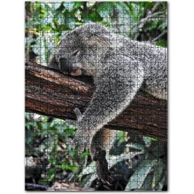 Cakapuzzle Dalda Uyuklayan Koala Ahşap 1000 Parça Puzzle