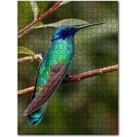 Cakapuzzle Daldaki Mavi Yeşil Sinekkuşu 120 Parça Puzzle