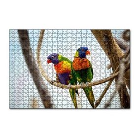 Cakapuzzle Daldaki Papağan Çift 120 Parça Puzzle