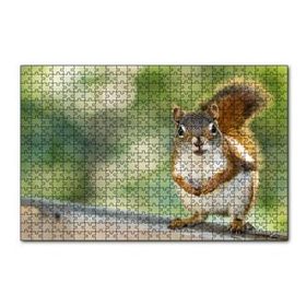 Cakapuzzle Daldaki Sevimli Küçük Sincap 120 Parça Ahşap Puzzle