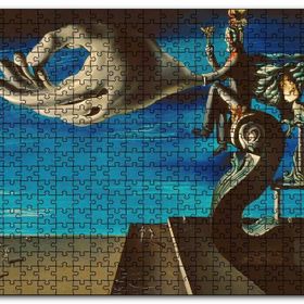 Cakapuzzle Dali Salvador Sürrealizm Görseli Mdf 1000 Parça Puzzle