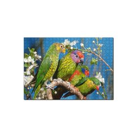Cakapuzzle Dalın Üzerindeki Sevda Kuşları 120 Parça Ahşap Puzzle