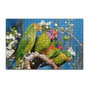 Cakapuzzle Dalın Üzerindeki Sevda Kuşları 120 Parça Ahşap Puzzle