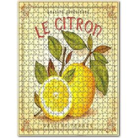 Cakapuzzle Dalından Yeti Tolanmış Limon Görseli Ahşap 255 Parça Puzzle