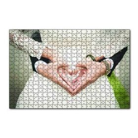 Cakapuzzle Damat Gelin Kalpli Eller 120 Parça Ahşap Puzzle