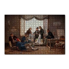 Cakapuzzle Danimarkalı Sanatçılar Romada 120 Parça Ahşap Puzzle
