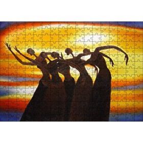 Cakapuzzle Dans Eden Afrikalı Kadınlar 120 Parça Ahşap Puzzle